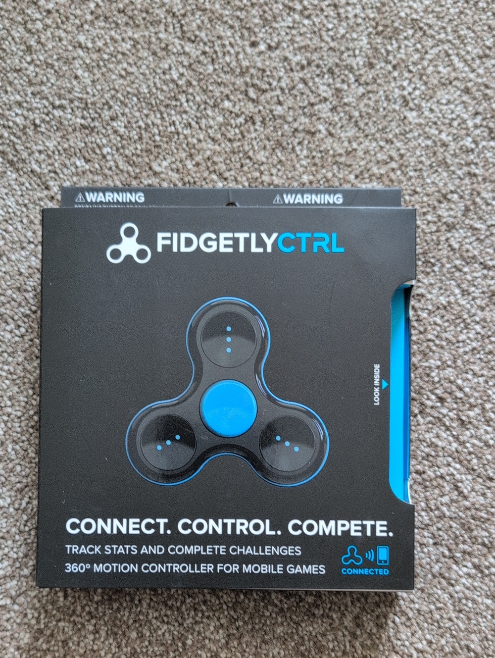 NWT FidgetlyCTRL Spinner